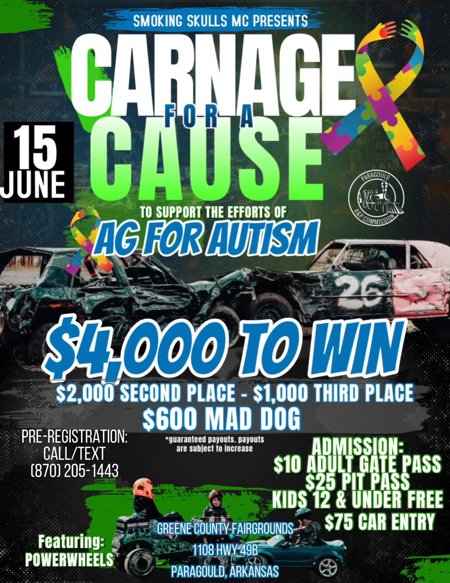 AgForAutism's tweet image. June 15th! Hope you can make it!