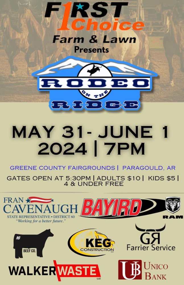 AgForAutism's tweet image. Don’t miss the Rodeo on the Ridge May 31-June 1st!