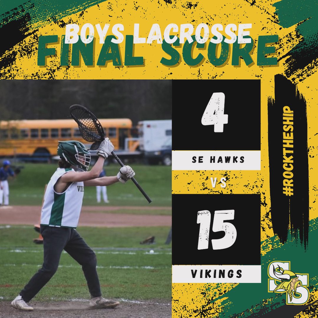 Boys Lax picks up the senior day victory vs. Southeastern! #GoVikings @sports_ledger @enterschools @GlobeSchools @BostonHeraldHS @GlobeLennyRowe @BrocktonSports