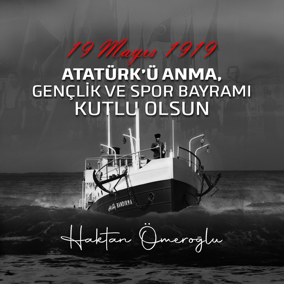 🇹🇷 19 Mayıs Atatürk'ü Anma, Gençlik ve Spor Bayramı kutlu olsun! 105 yıl önce bugün, Gazi Mustafa Kemal Atatürk'ün Samsun'a çıkarak başlattığı bağımsızlık mücadelesinin gururunu yaşıyoruz. Gençlerimiz, ülkemizin aydınlık geleceğinin mimarlarıdır. Hep birlikte daha güçlü
