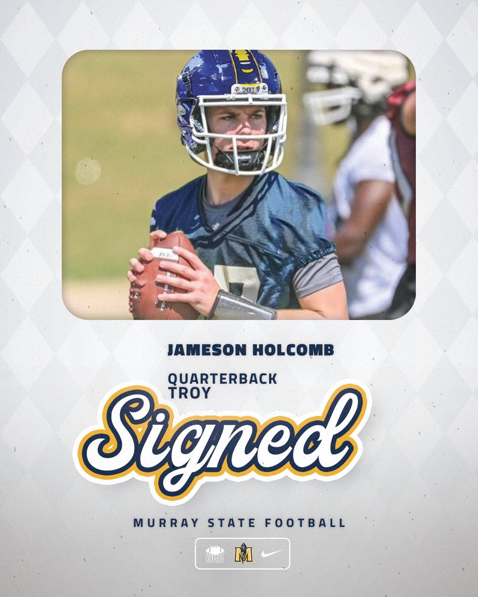 𝙒𝙚𝙡𝙘𝙤𝙢𝙚 𝙩𝙤 𝙩𝙝𝙚 𝙈𝙆𝙔 🟦🟨 🪪: @jameson_holcomb 📏: 5'11 // 170 lbs, Quarterback 📍: Murfreesboro, TN #GoRacers🏇