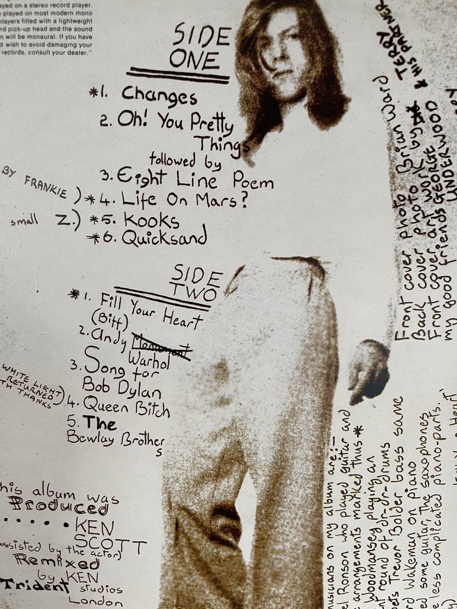 ferdinand9898's tweet photo. 『Hunky Dory/David Bowie』
昨日のレッチリ、ジョンがちょびっとだけボウイのKooksを歌って滅茶苦茶テンション上がりました。 https://t.co/RJ1Un9pvUM