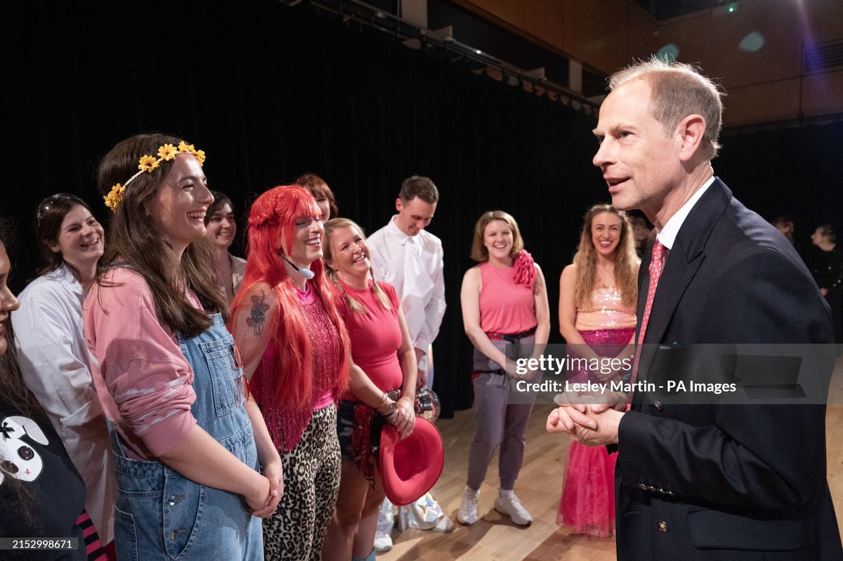 The Duke of Edinburgh during a visit to the Dance Base, the Scottish National Centre for Dance in Edinburgh, Scitland on May 18, 2024. 📸 Lesley Martin/PA