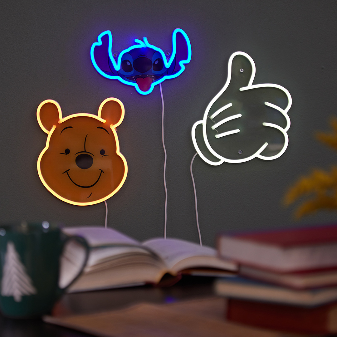 Light up your space with these #Disney neon LED lights + buy two, get one free sitewide! ✨ Swipe 👉 to see the lights on! boxlun.ch/4boaSAm