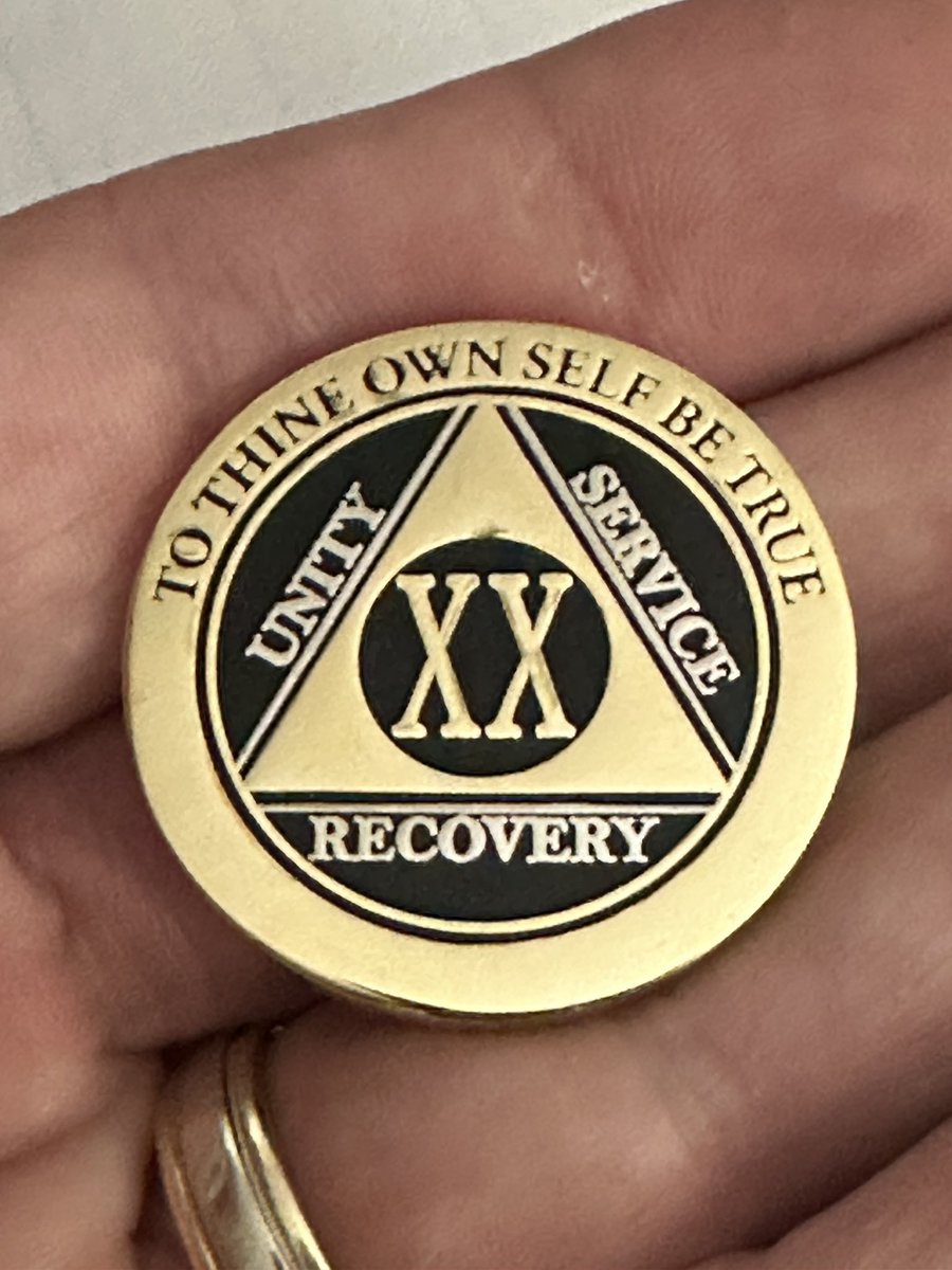 Today I celebrate 20 years sober #recoveryposse
