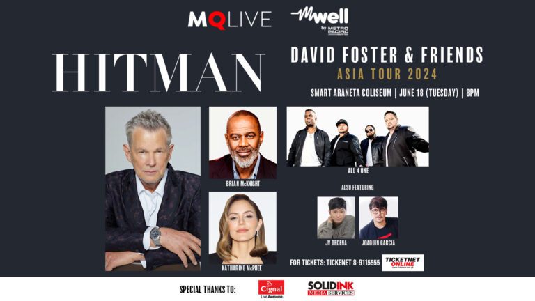 David Foster & Friends Asia Tour in Manila On June 18 w/ Katharine McPhee, Brian McKnight, All 4 One. Ticket details here: philippineconcerts.com/concert/david-…
