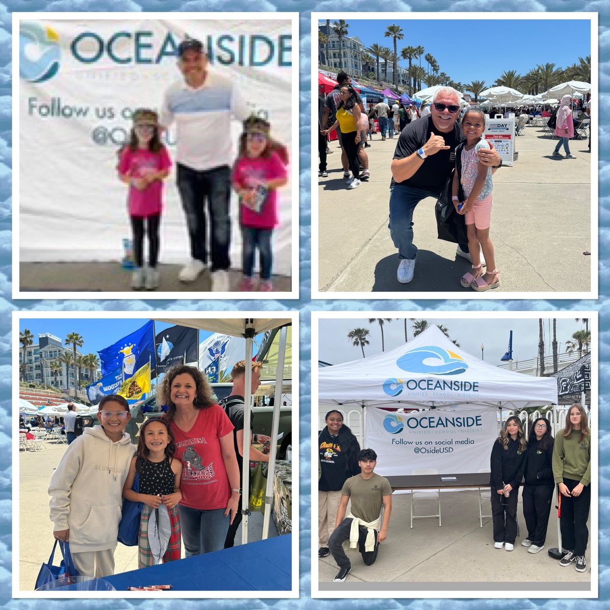 Oceanside Armed Forces Day! Base Principals showing up for their community. ECHC ROTC shout out for the set up and tear down support! @OsiUSD <a href="/OsideTigers/">NorthTerraceTigers</a> <a href="/Joyce4Oside/">Eric Joyce</a> @OsideSup <a href="/ElCaminoHighSch/">ECHSPride</a>