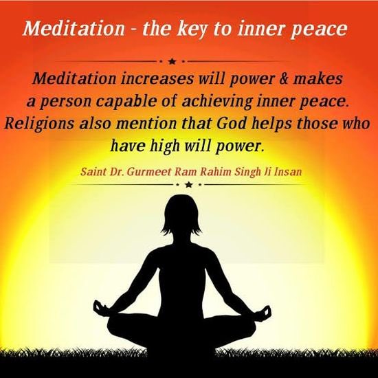 Meditation will help you to manage the stress and anxiety of the serious situation, to remain calm and think positively.
Saint Gurmeet Ram Rahim Singh Ji Insan tells #BenefitsOfMeditation and recommends to meditate both morning and evening.
#BenefitsOfMeditation