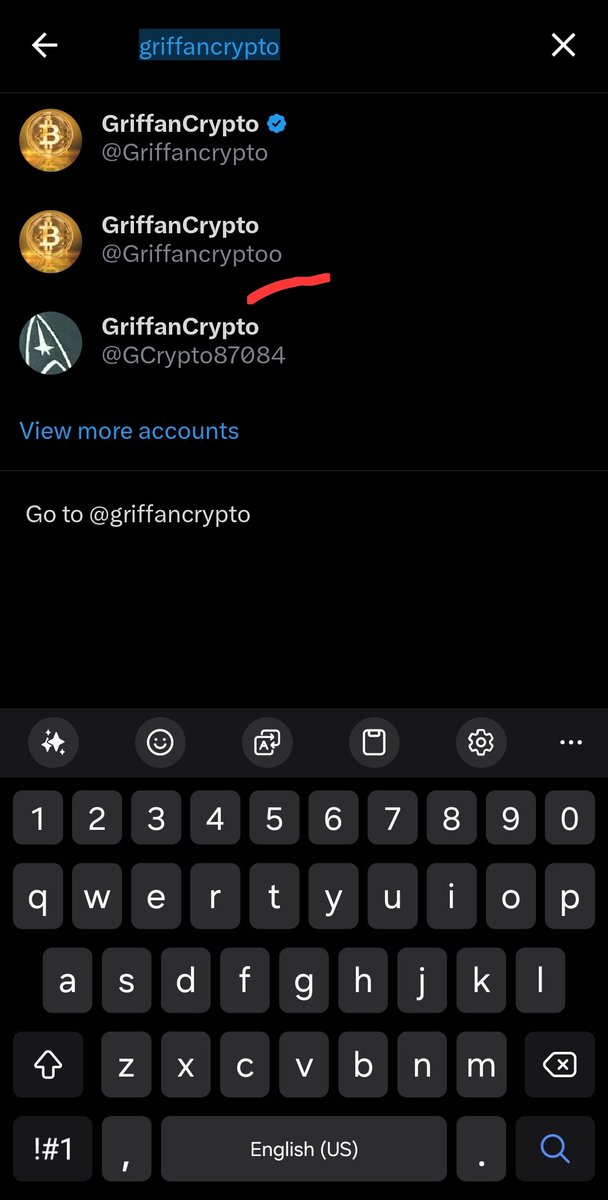 This is my only account. I will never ask you to send me money. Make sure you read the username. Also, check out this post to avoid scams. Remember if it's too good to be true. It fking is! x.com/griffancrypto/…