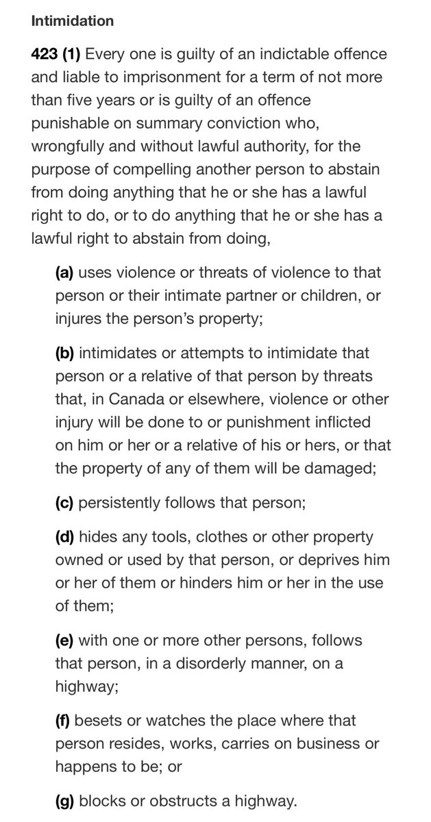 Throwing an egg and blocking a viaduct are both punishable under the Criminal Code. #vanpoli #bcpoli #cdnpoli
