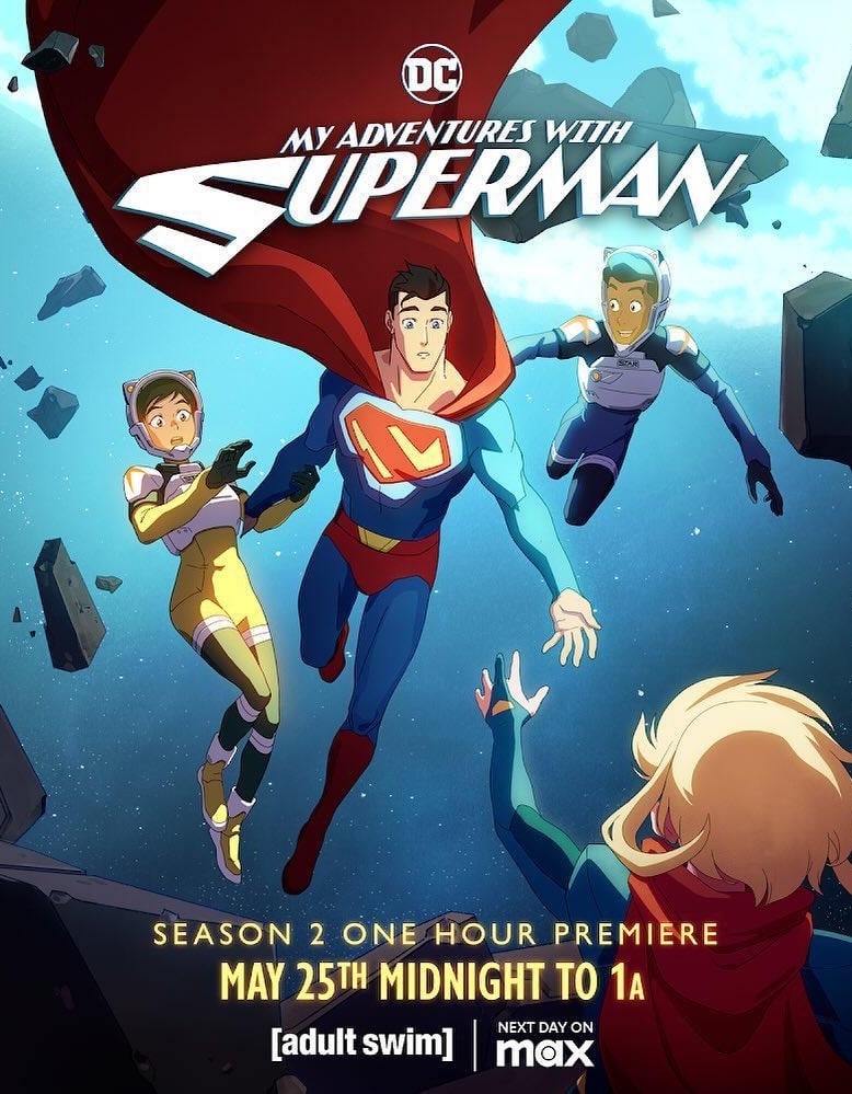 A segunda temporada de My Adventures With Superman estreia semana que vem.