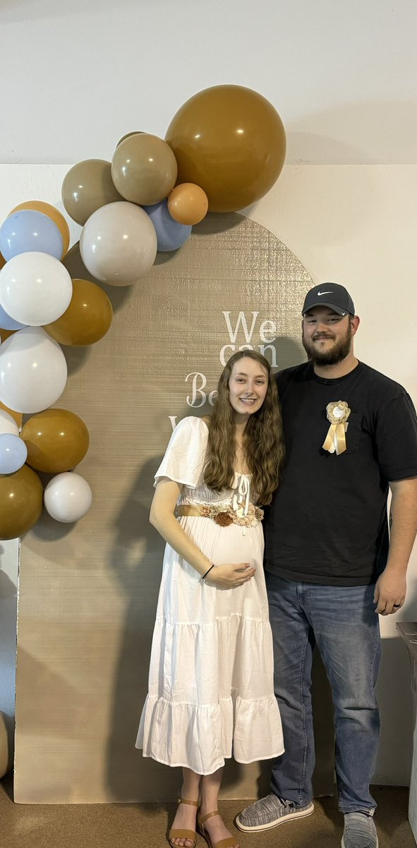 Had our shower for baby Stetson today. 8 more weeks to go 🥹❤️