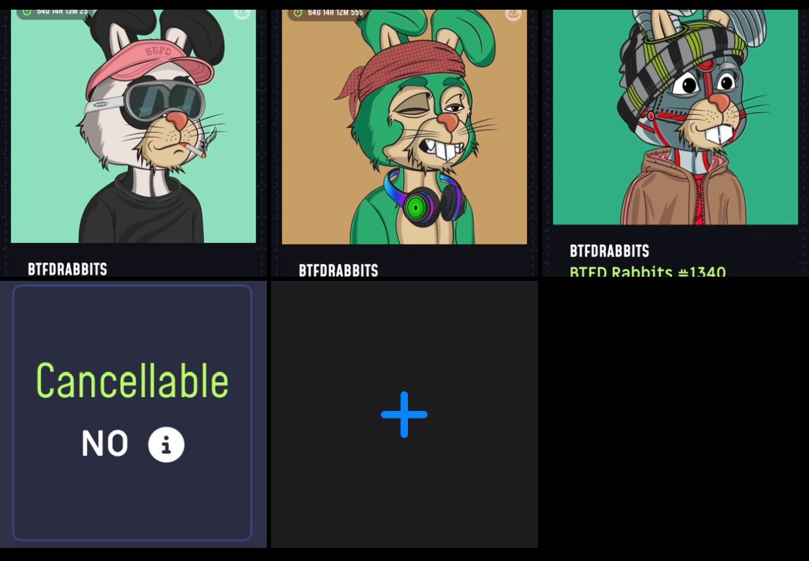 There’s a raffle on @Rafldex to win a set of 3 OG @BTFDRabbits and the tickets are $3/each 
90 ticket limit. 
Prize value approx 0.035eth. Tix .001e.
(Hold 5 OG rabbits=1 elements claim.)
#TN1
 @SrPetersETH @Steggyful @NFTMe12 @SLAYRWOOF @CryptoKevvvv 

Hopping down the roadmap.