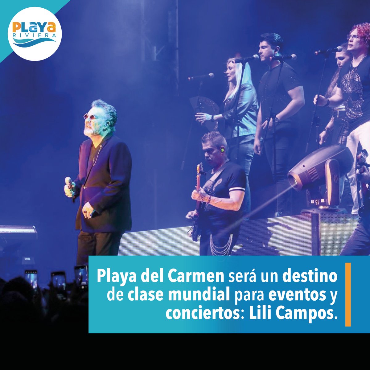 Playa del Carmen tendrá una arena de primer nivel para ser un destino de clase mundial en conciertos, propone Lili Campos.