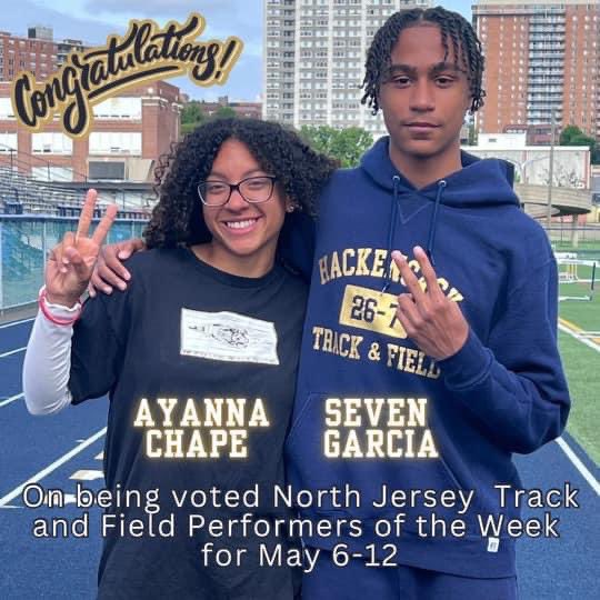 Congratulations to Seven Garcia and Ayanna Chape!!!!! Thank you to all that voted!! #cometpride