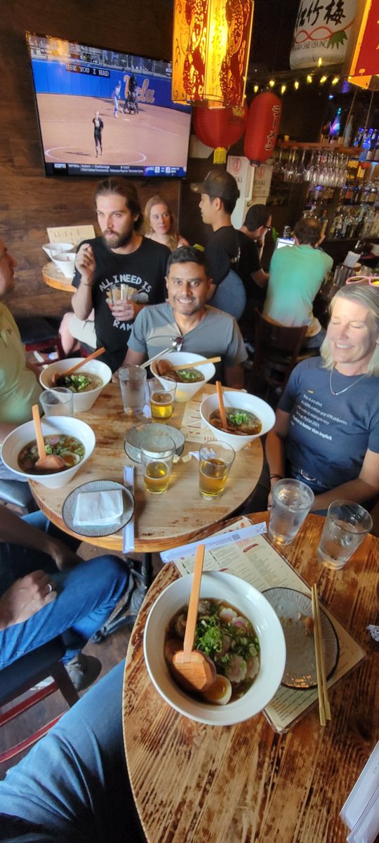 mistwire's tweet image. &quot;Let&apos;s do a quiet dinner for the last night of #PyConUS&quot; as we accidentally stumble into a raging block party 🥳🤣🥳