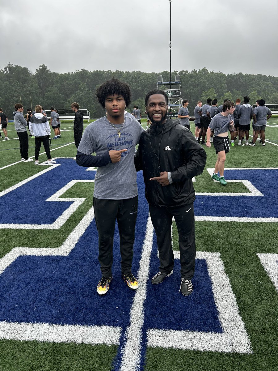 Had a great day today at @EmoryHenry_FB camp @coachpaschal_ @CoachP_eterson