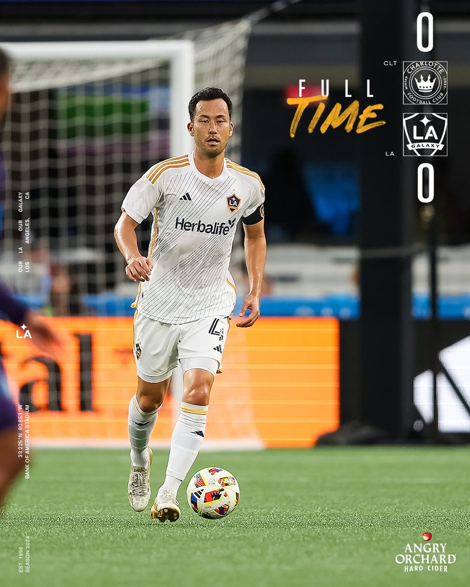 Split points in Charlotte. #LAGalaxy x @AngryOrchard