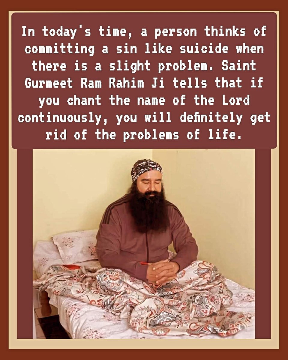 Saint Ram Rahim ji explains that meditation has many benefits, meditation helps to get rid of bad thoughts and increases self-confidence which relieves stress and anxiety. If you also want to live a blissful life, start meditating from today. #BenefitsOfMeditation