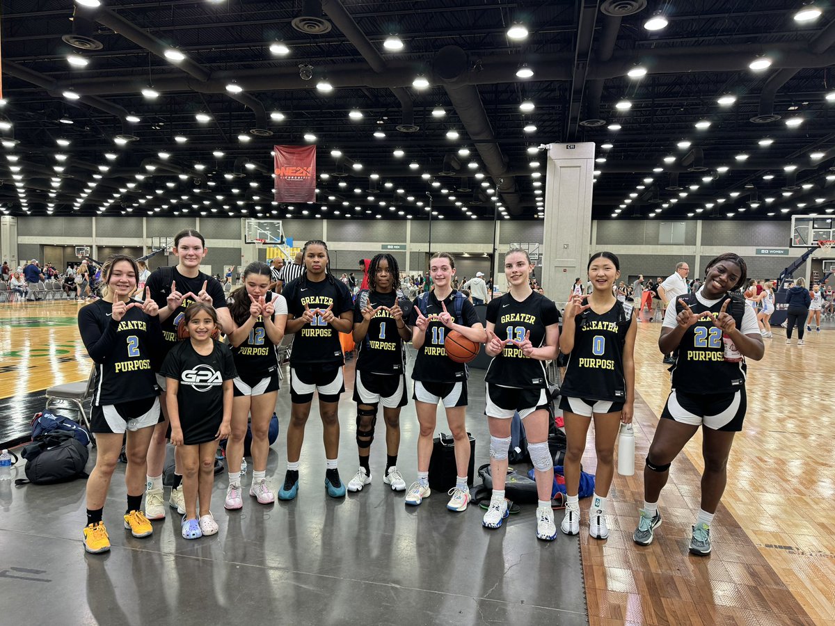Greater PURPOSE Athletics Elite Girls (GPA) tweet media