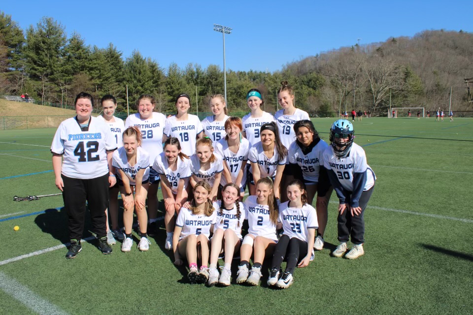 Congratulations to the Watauga High School Women's Lacrosse for being recognized as the @BlueCrossNC Women's Team of the Month for May! #NCHSAA #BetterTogetherSince1913