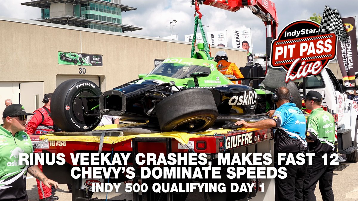 The latest 'Pit Pass Live' is up. Join motor sports insider @By_NathanBrown as he recaps the first day of qualifying for the #Indy500. #indycar Links---> YouTube: youtu.be/2fCYKbxu9ck IndyStar: tinyurl.com/yc3jkahj Facebook: fb.watch/s93zODowDj/