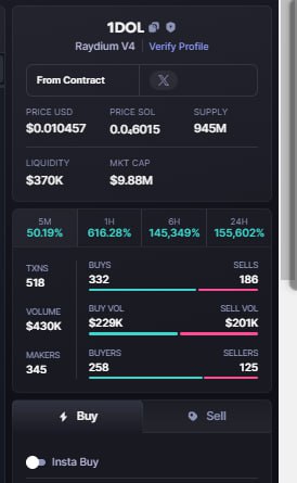 called a banger 50x in my cabal today
200k – 10m 
send it higher $1DOL
