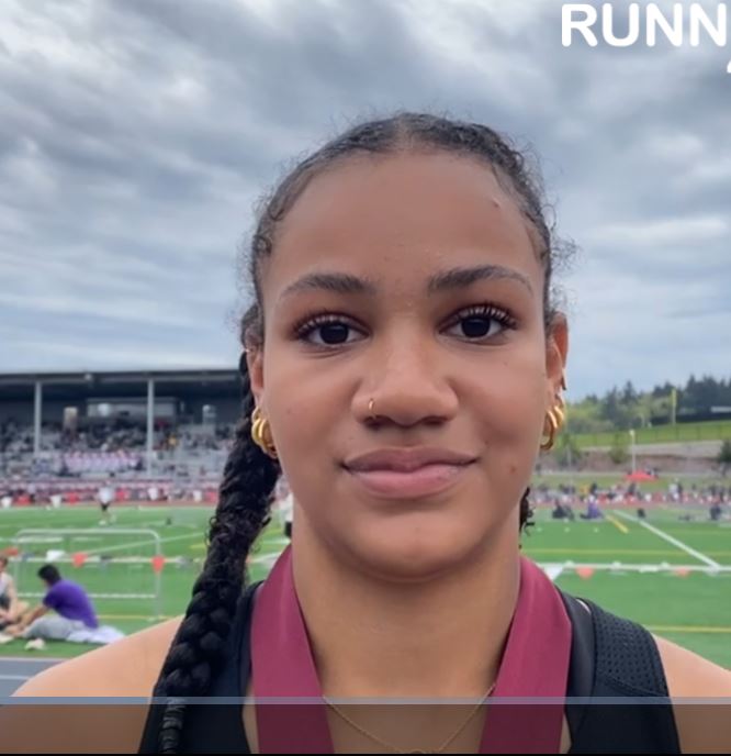 This is Aster Jones. She was cheated out of her 1st place spot in the Oregon State Championship by a selfish boy who pretends to be a girl so he can cheat & win. Please share this so everyone knows that Aster is the REAL winner of the Oregon State Championship Women's 200m!!!