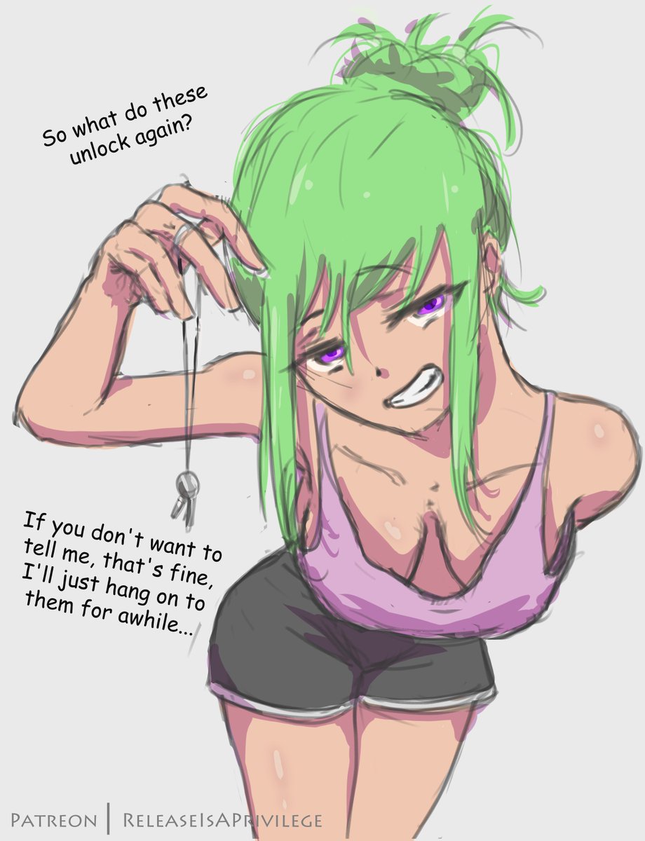 Just a little sketch I did. I ended up liking it enough to write a chapter on her story on patreon! If you're interested, please check it out! Link on profile
#chastity #keyholder #gnd #girlnextdoor