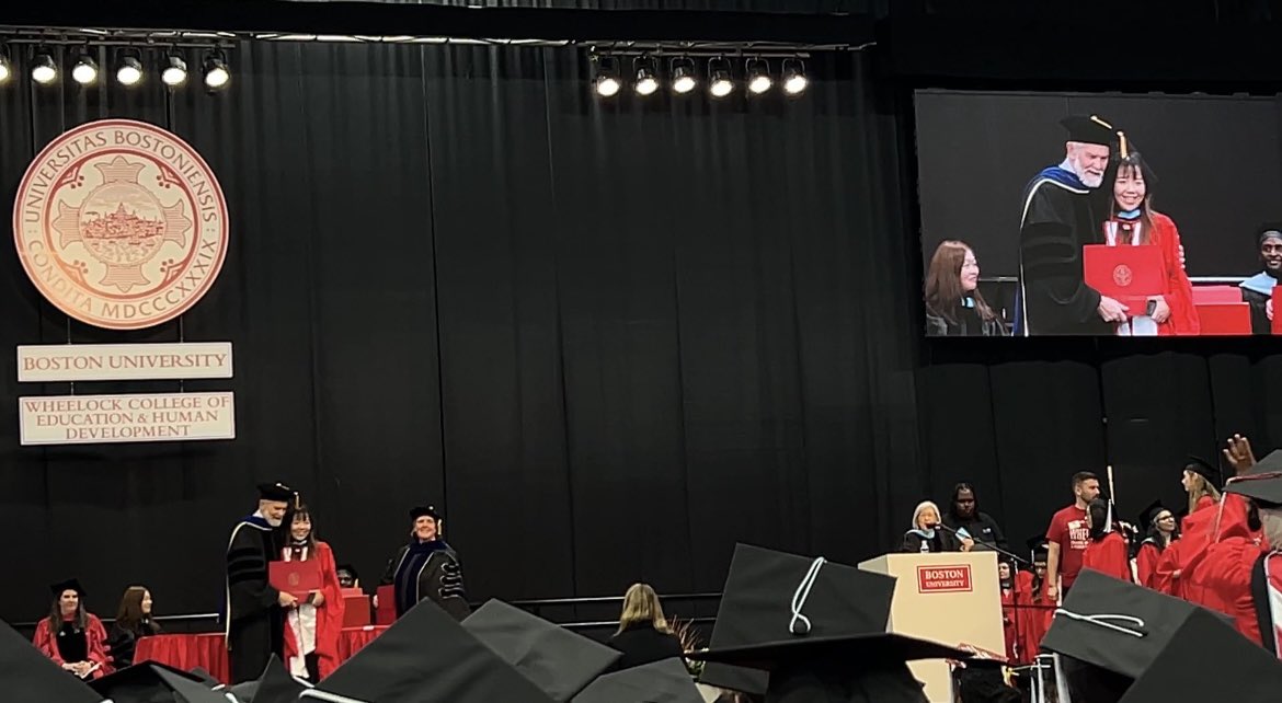 Officially graduated from BU with my master’s ❤️🎓Thanks to everyone who supported me in Boston❣️It is an incredible memory and a milestone in my whole life! Never be afraid of fear because you will never know courage without it 🙌 I cannot wait for my new journey✌️#BU2024