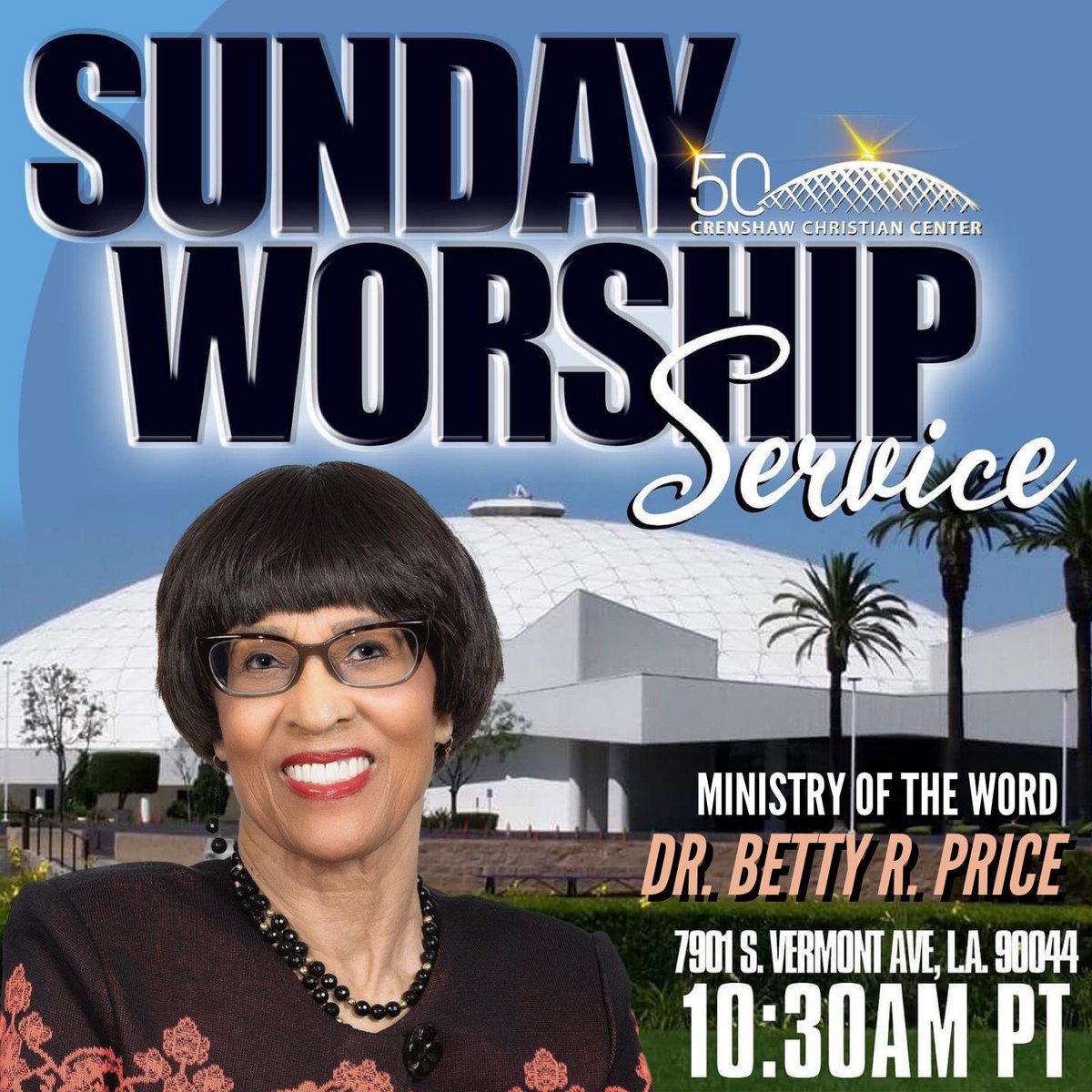 eifministries's tweet photo. ๐๐ฝ๐โจ Get ready for an incredible worship experience this Sunday, May 19th! Join us as Dr. Betty R. Price, will be ministering the Word & guiding us on a profound spiritual journey. https://t.co/1gDIndTPKH #CCC50 #DrBettyRPrice https://t.co/BsYMWCGZQU