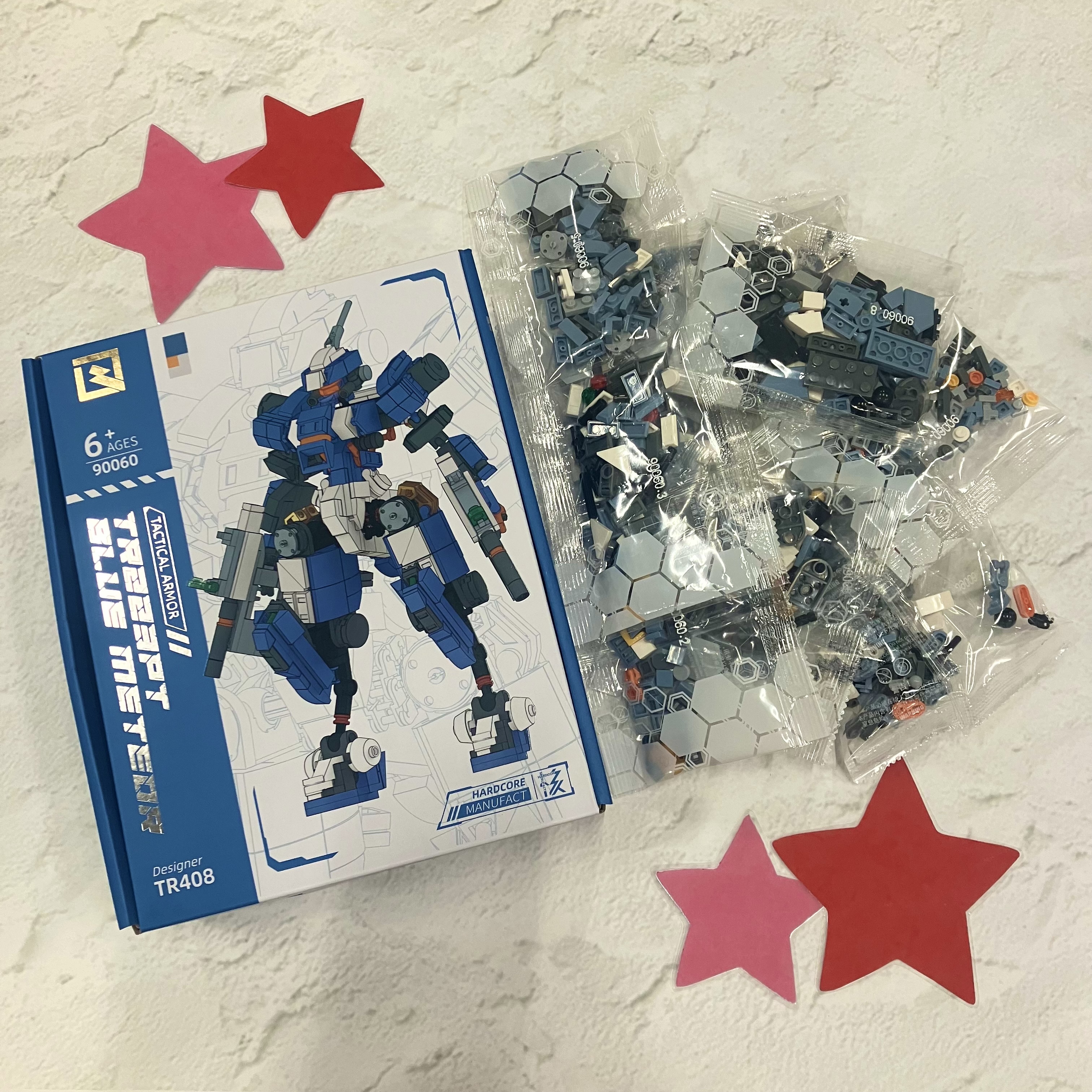 ブロックモデル4 ブロックロボット　鉄鋼ジーグ　ブロックマシーン　未開封未組立 当時物 ④ 鋼鉄ジーグ ブロックマシン ブロックロボット