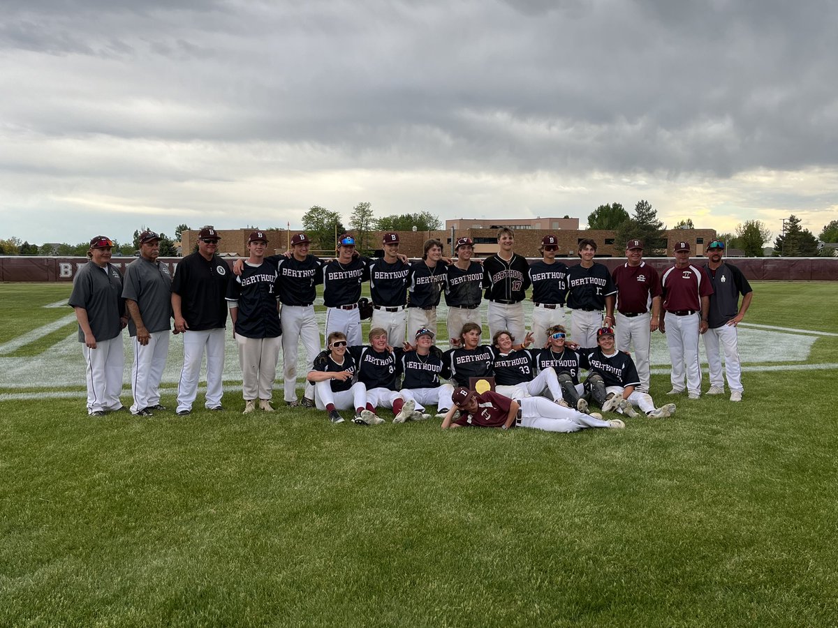 Berthoud Surveyor (@berthoudsurvey) on Twitter photo ⚾️ ⚾️ Spartan baseball comes back in the seventh against Prospect Ridge to win Regionals and book a spot in the 3A playoffs! ⚾️ ⚾️
<a href="/Spartans_BHS/">Berthoud High School Athletics & Activities</a> <a href="/TSDAthleticsR2J/">Thompson School District Athletics</a> ⚾️ ⚾️ Spartan baseball comes back in the seventh against Prospect Ridge to win Regionals and book a spot in the 3A playoffs! ⚾️ ⚾️
<a href="/Spartans_BHS/">Berthoud High School Athletics & Activities</a> <a href="/TSDAthleticsR2J/">Thompson School District Athletics</a>