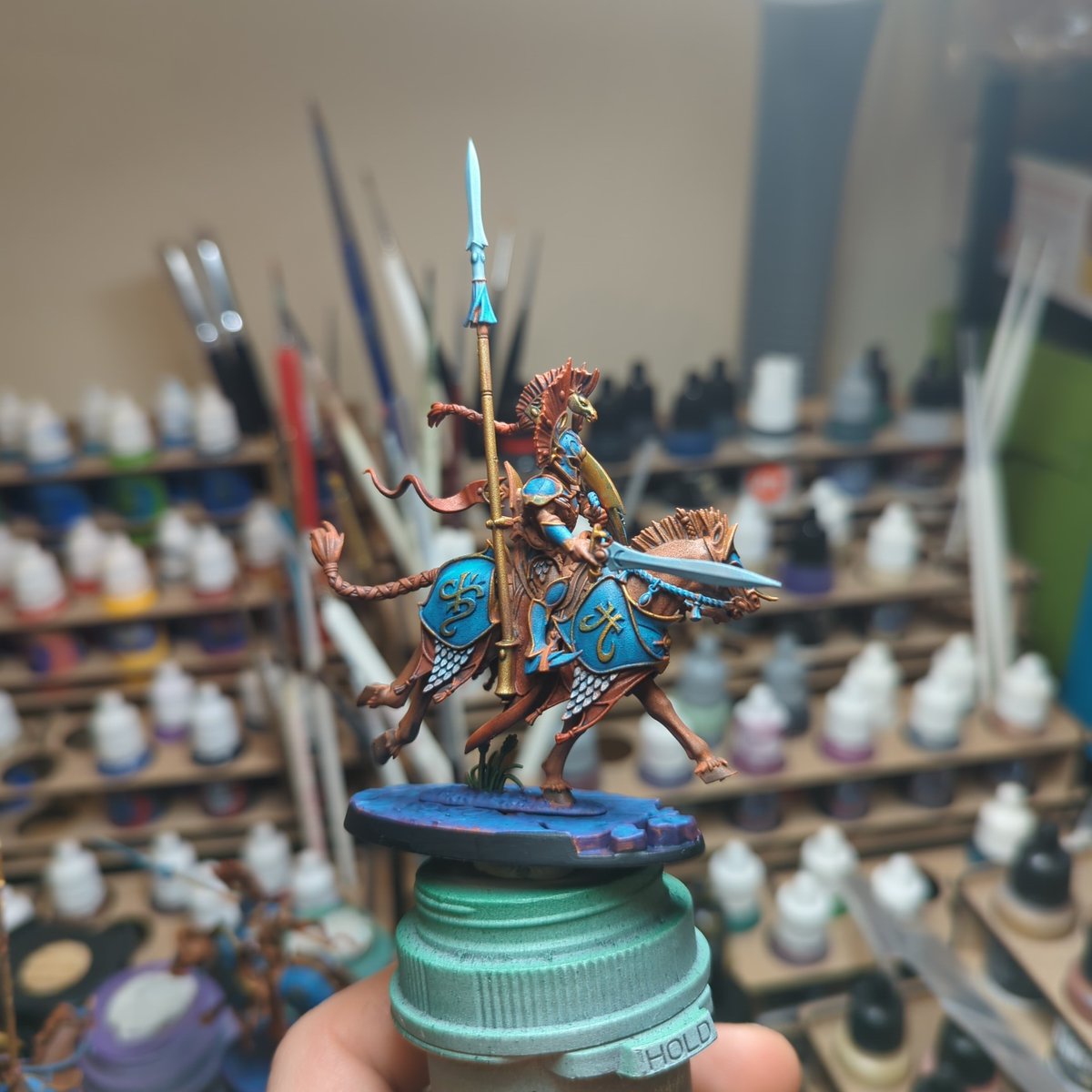 Hobby Streak Day 785
The riders and enlightener are done! This is the rider leader! Onto the last 5 archers tomorrow!
#hobbystreak #warhammeraos #ageofsigmar #luminethrealnlords