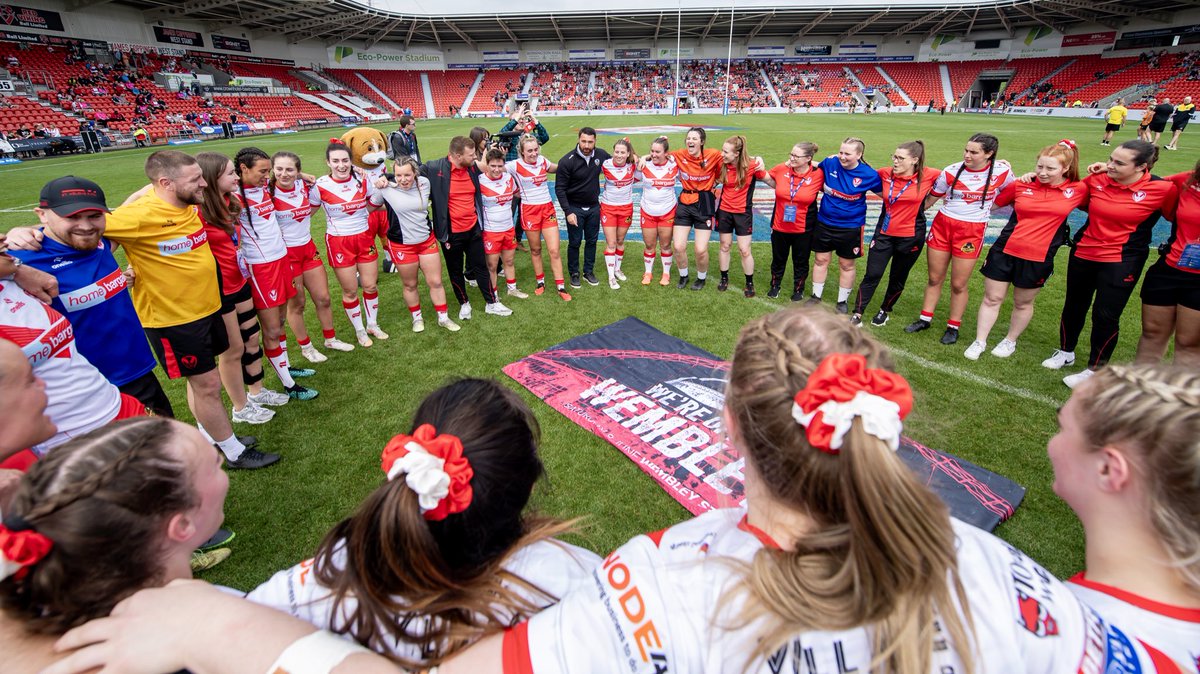 🔥 Wembley, the Saints are coming! Congratulations to @saints1890women, the passion to represent our Club so proudly is so clear to see 💪 The aim remains to keep hold of @TheChallengeCup for a forth straight year 😤 #COYS