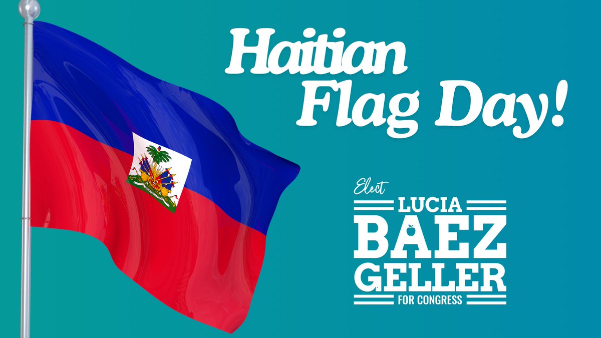 Today, we celebrate the rich culture and vibrancy of our South Florida Haitian community. I will do everything I can in Congress to extend TPS and support the Haitian people during this extremely difficult period. #HaitianFlagDay