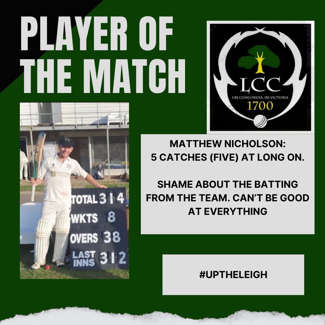 Leigh Cricket Club tweet media