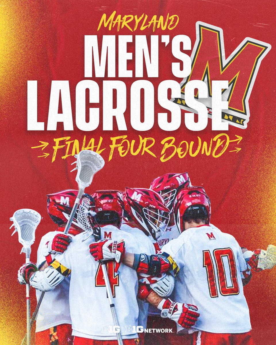 FINAL FOUR BOUND ‼️ #B1GMLax x @TerpsMLax