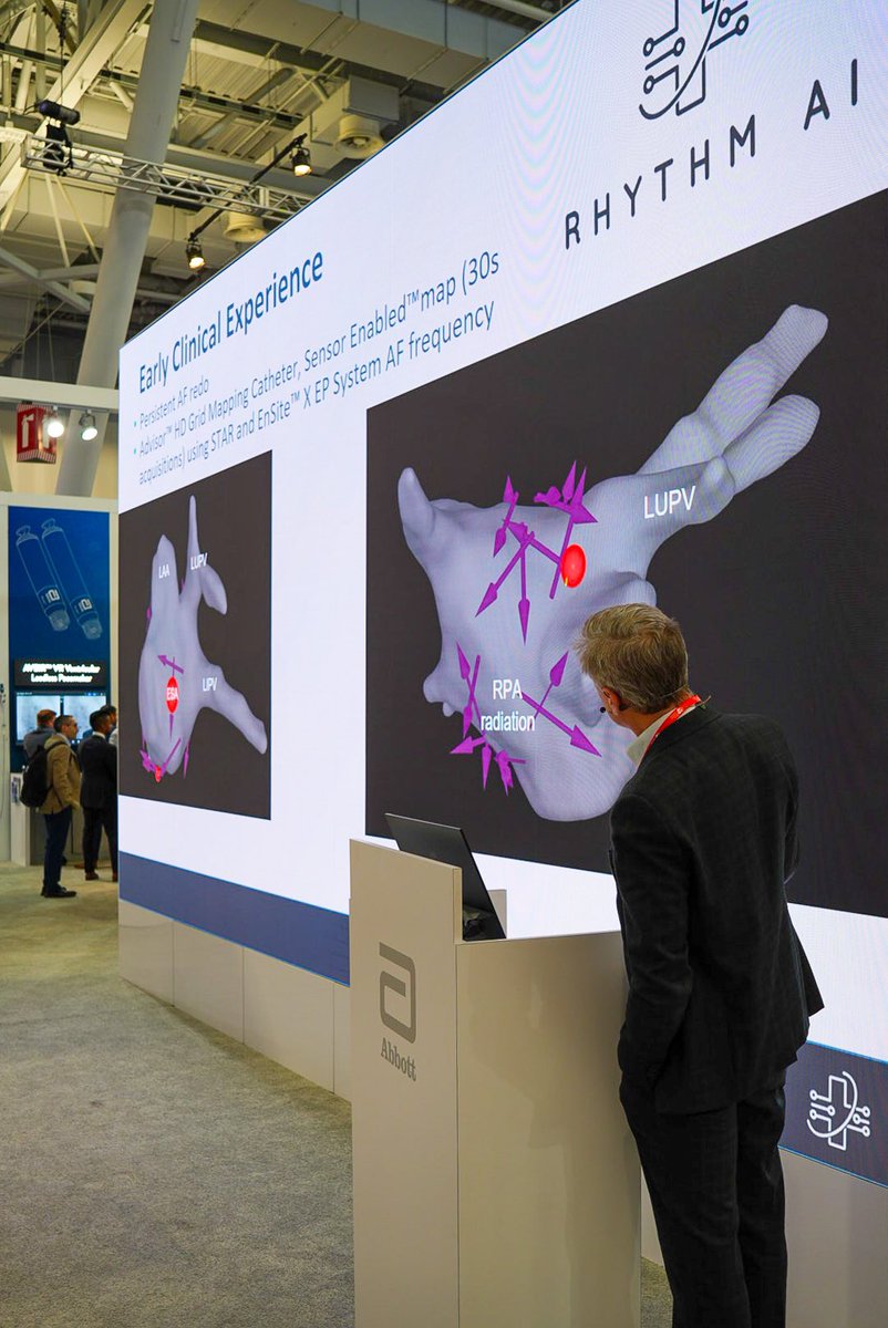 Workflow optimization is so critical to providing safe and effective care. Thank you to @CRB_EP and @Prof_Schilling for sharing your work on AF strategies leveraging TactiFlex, ADAS, and Rhythm AI. #HRS2024 #AbbottProud