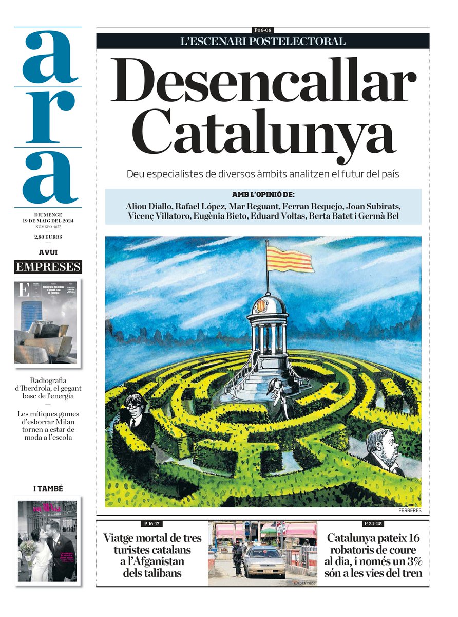 Bon dia! Aquesta és la nostra portada d'avui