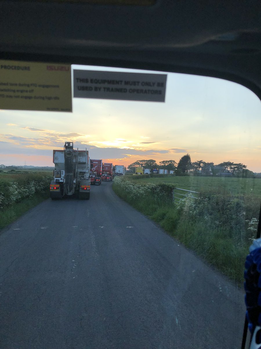 shiftituk's tweet image. Sunset over the convoy @thumbsupforcha1