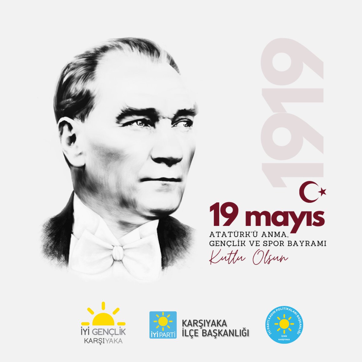 #19Mayıs1919’da Samsun’a ulaşan Bandırma Vapuru, Türk milletinin bağımsızlık ateşi olmuştur. 105 yıldır aynı heyecanla harlanan o ateş, Atamızın emanet ettiği, Cumhuriyetimizin bekçileri gençlerimiz ile birlikte hiç sönmeyecek ! #Yeniden19MayısRuhuyla