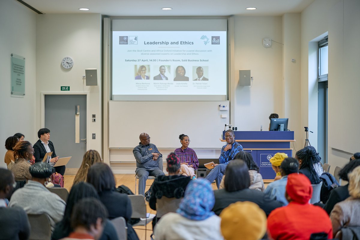 Last month, I had the incredible privilege of speaking at @OxfordSBS for an exclusive @SkollCentre AfOx Leadership Panel discussion I’m excited to facilitate a workshop on funding gap at @YourYNetworkHQ upcoming event next week! lu.ma/b07qgiza #socialimpact #socent