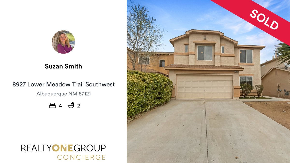 🛌 4 🛀 2
📍 8927 Lower Meadow Trail Southwest, Albuquerque, NM, 87121

Our agent’s latest sale on RateMyAgent
 51638
rma.reviews/s6uzsbj57189

...
#ratemyagent #realestate #Realty_ONE_Group_Concierge__Albuquerque