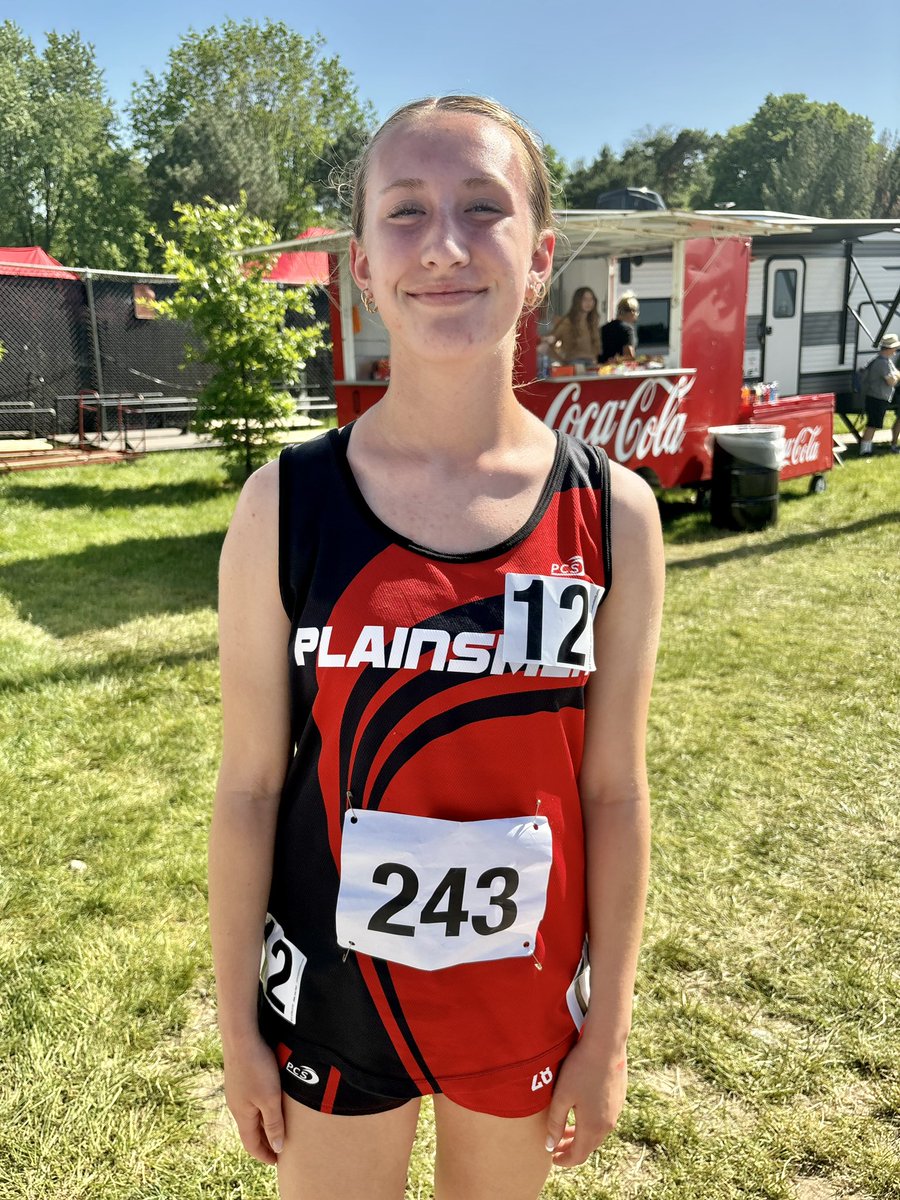 Class C State T&F Meet - 2024
Girls 1600M Run

Madison Potts:  5:37.71  (11th)
   ** new personal best

Congrats to Madison on a personal best performance at State!
#plainsmenpride