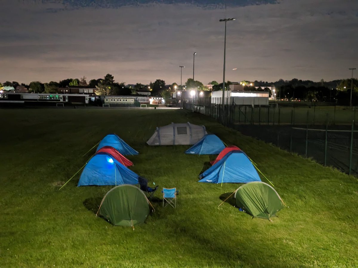 It is goodnight from us 🏕️😴✨