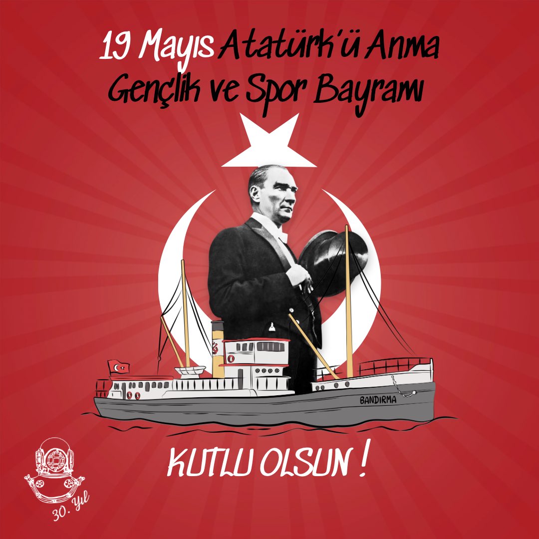 Bugün, Gazi Mustafa Kemal Atatürk'ün Samsun'a çıkarak Kurtuluş Savaşı'nı başlattığı ve Türk milletinin bağımsızlık mücadelesinin ilk adımını attığı gün. 

19 Mayıs Atatürk'ü Anma, Gençlik ve Spor Bayramı kutlu olsun! 🇹🇷
