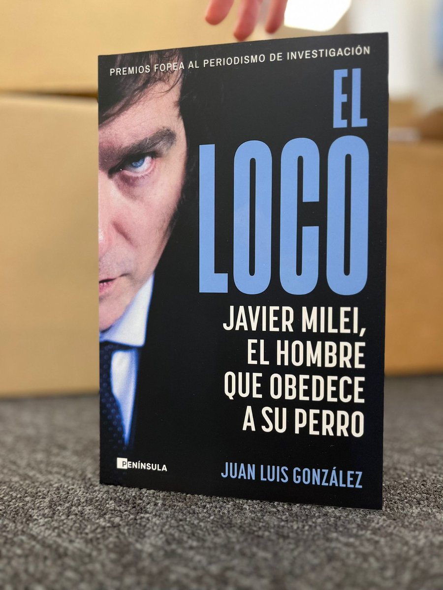 El Loco (Milei) está en España Y el Loco (libro) también 🇪🇸 planetadelibros.com/libro-el-loco/…