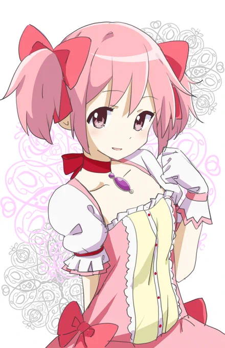 この前、皆様に好きなキャラクター教えていただいたよネ?その中から「鹿目まどか」を描きました。 #魔法少女まどかマギカ 他キャラクターもちょっとずつ描こうかなと思ってますので期待しないで待っててください