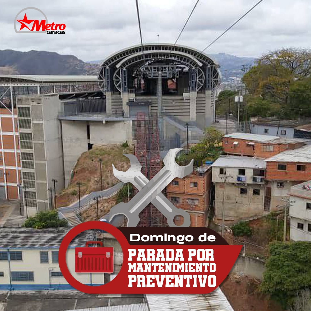 El Metrocable de San Agustín, en Caracas, tendrá una parada el 19 de mayo por mantenimiento preventivo.